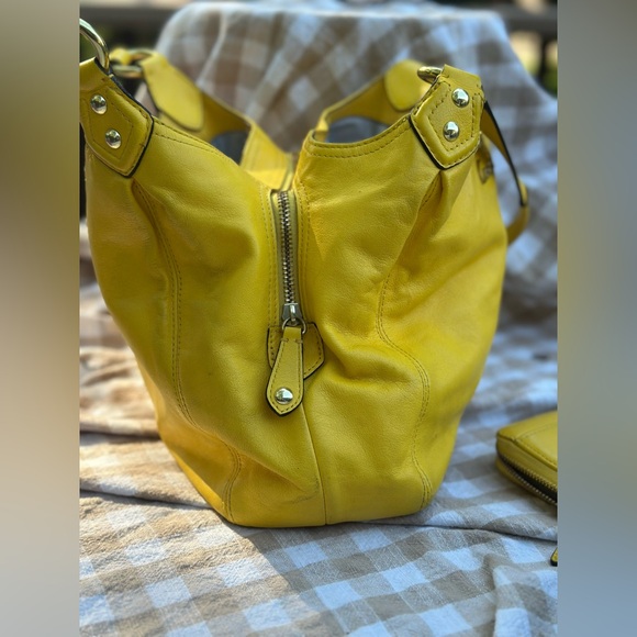 Coach Madison Leather Lindsey Satchel &  Wallet‎ - Picture 12 of 16